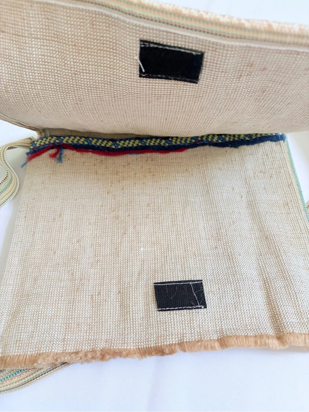 Handwoven Geometric Tapestry Persian Shoulder Bag
